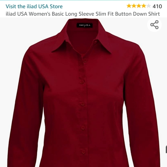 Iliad womens button down shirt - Picture 3 of 3